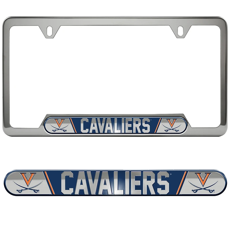 Logo Brands Virginia Cavaliers Embossed License Plate Frame