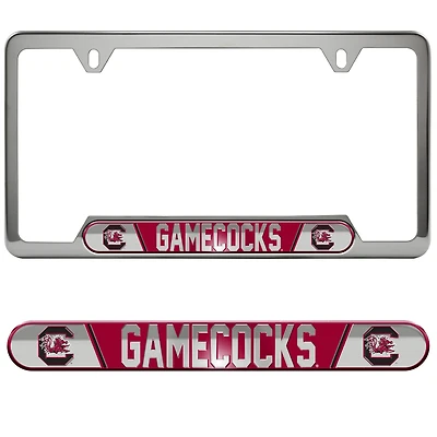 Logo Brands  South Carolina Gamecocks Embossed License Plate Frame