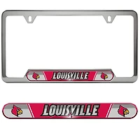 Logo Brands  Louisville Cardinals Embossed License Plate Frame