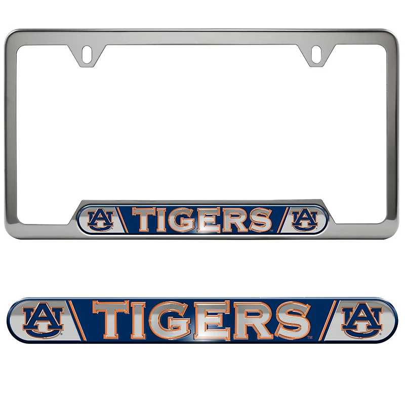 Logo Brands Auburn Tigers Embossed License Plate Frame