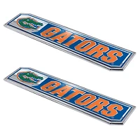 Logo Brands  Florida Gators 2-Pack Embossed Truck Emblem Set