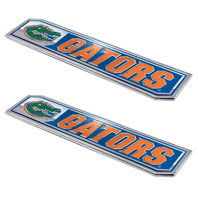 Logo Brands  Florida Gators 2-Pack Embossed Truck Emblem Set