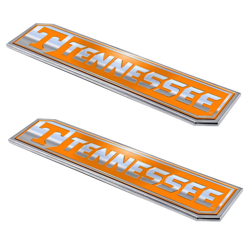 Logo Brands  Tennessee Volunteers 2-Pack Embossed Truck Emblem Set