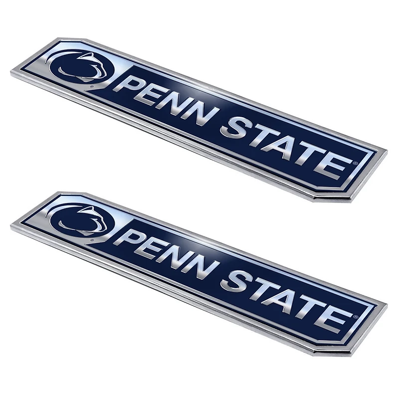 Logo Brands  Penn State Nittany Lions 2-Pack Embossed Truck Emblem Set