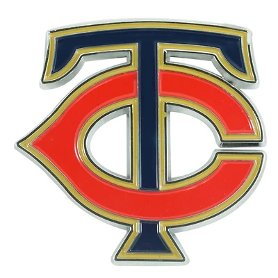 Logo Brands  Minnesota Twins Embossed Color Auto Emblem