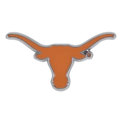 Logo Brands  Texas Longhorns Embossed Color Auto Emblem