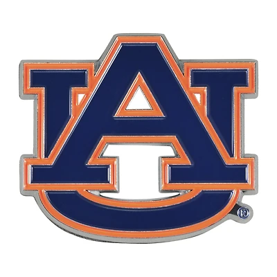 Logo Brands  Auburn Tigers Embossed Color Auto Emblem