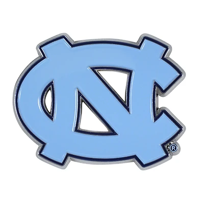 Logo Brands North Carolina Tar Heels Embossed Color Auto Emblem