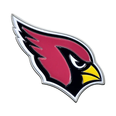 Logo Brands Arizona Cardinals Embossed Color Auto Emblem