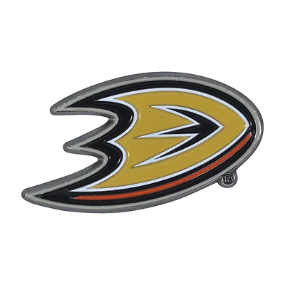 Logo Brands  Anaheim Ducks Embossed Color Auto Emblem