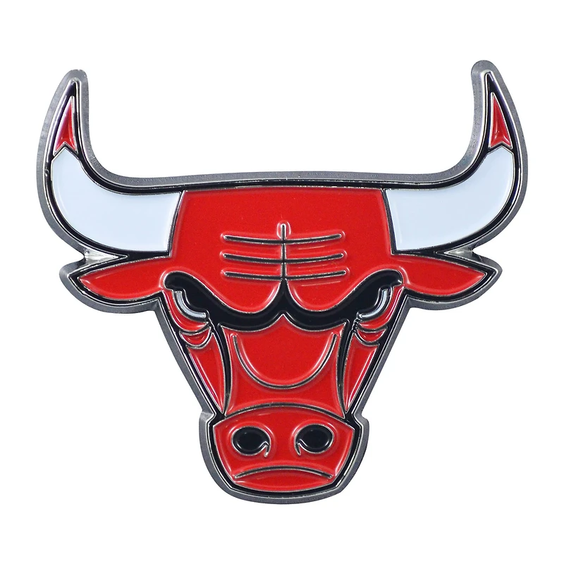 Logo Brands  Chicago Bulls Embossed Color Auto Emblem