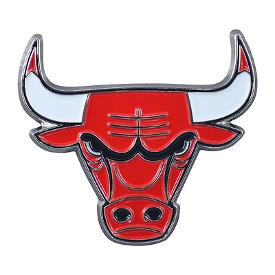 Logo Brands  Chicago Bulls Embossed Color Auto Emblem
