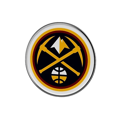 Logo Brands  Denver Nuggets Embossed Color Auto Emblem