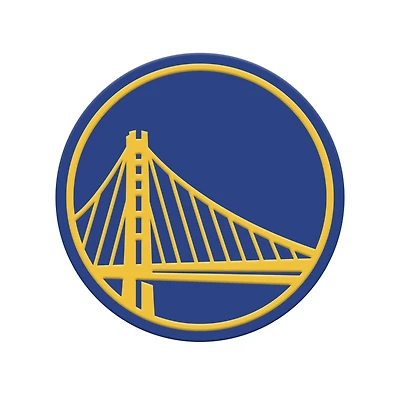 Logo Brands Golden State Warriors Embossed Color Auto Emblem