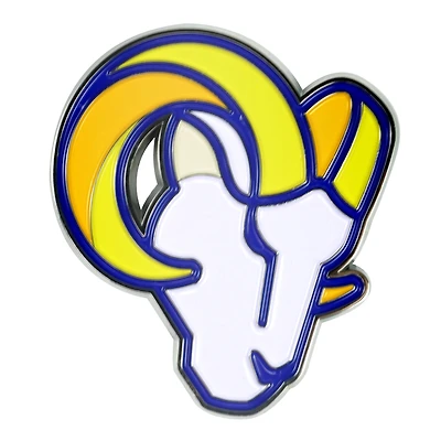 Logo Brands  Los Angeles Rams Embossed Color Auto Emblem