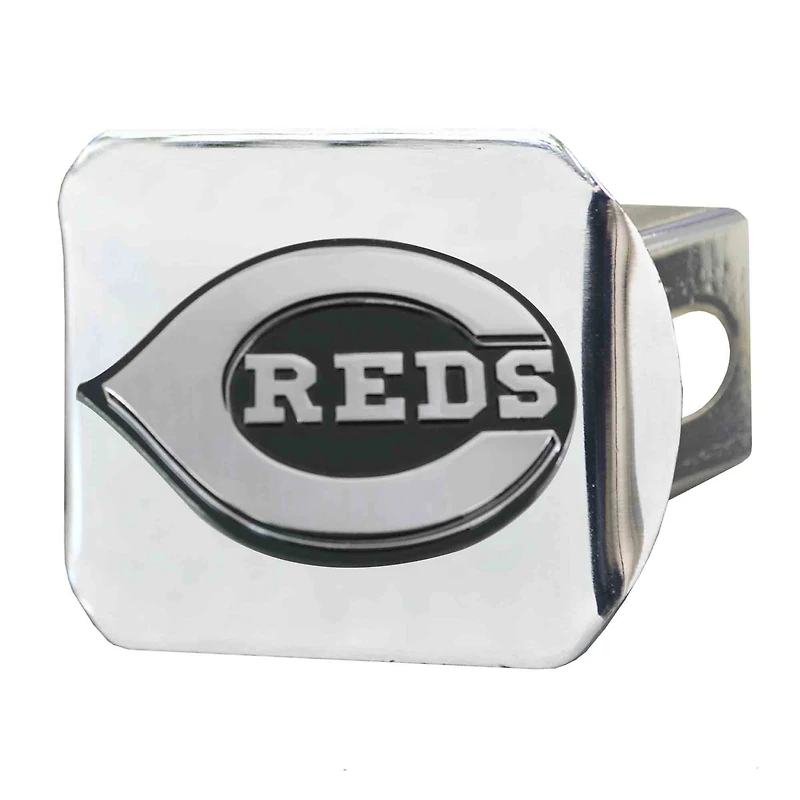 Logo Brands  Cincinnati Reds Chrome on Chrome Hitch Cover