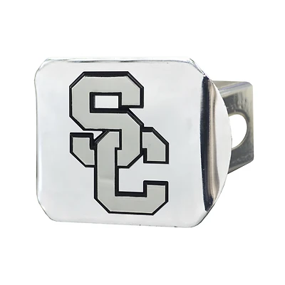 USC Trojans Chrome on Chrome Hitch Cover