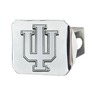 Logo Brands  Indiana Hoosiers Chrome on Chrome Hitch Cover