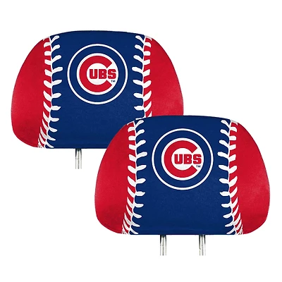 Logo Brands  Chicago Cubs Printed Headrest Cover