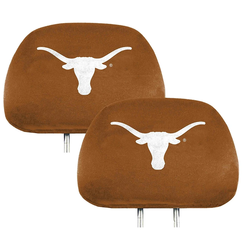 Logo Brands  Texas Longhorns Printed Headrest Cover