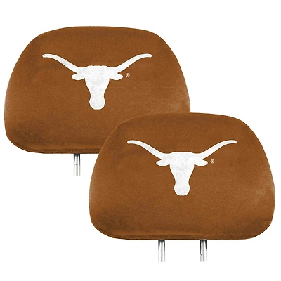 Logo Brands  Texas Longhorns Printed Headrest Cover