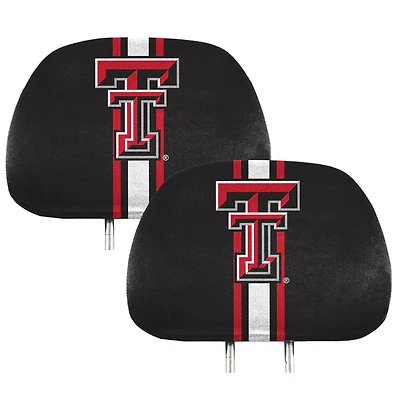 Logo Brands  Texas Tech Red Raiders Printed Headrest Cover