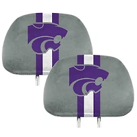 Logo Brands  Kansas State Wildcats Printed Headrest Cover