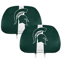 Logo Brands  Michigan State Spartans Printed Headrest Cover