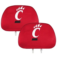 Logo Brands  Cincinnati Bearcats Printed Headrest Cover