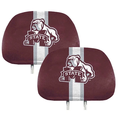 Logo Brands Mississippi State Bulldogs Printed Headrest Cover