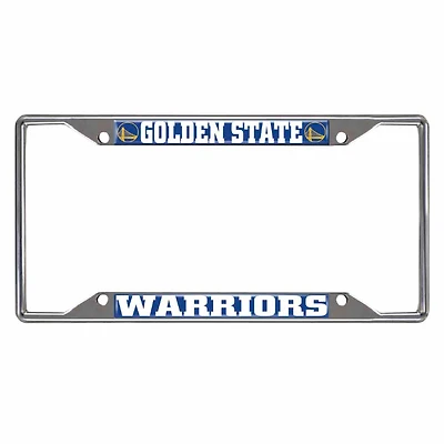 Golden State Warriors Chrome License Plate Frame