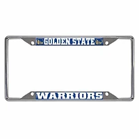 Golden State Warriors Chrome License Plate Frame