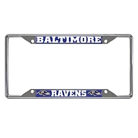 Baltimore Ravens Chrome License Plate Frame