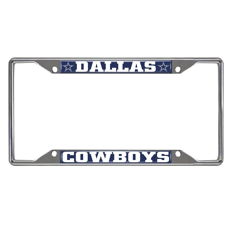 Dallas Cowboys Chrome License Plate Frame