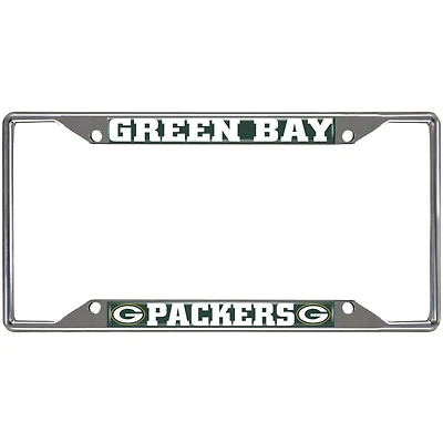 Logo Brands Green Bay Packers Chrome License Plate Frame