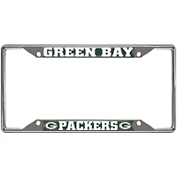 Logo Brands Green Bay Packers Chrome License Plate Frame