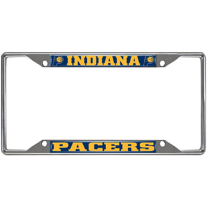 Logo Brands Indiana Pacers Chrome License Plate Frame