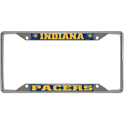 Logo Brands Indiana Pacers Chrome License Plate Frame