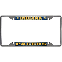 Logo Brands Indiana Pacers Chrome License Plate Frame