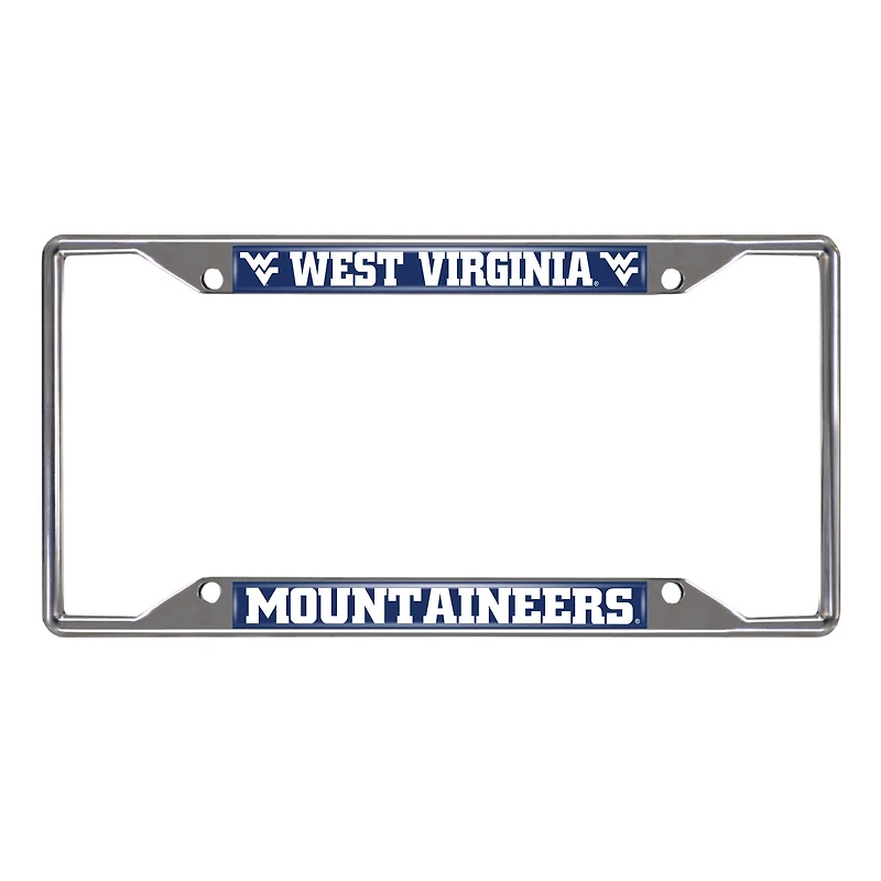 West Virginia Mountaineers Chrome License Plate Frame