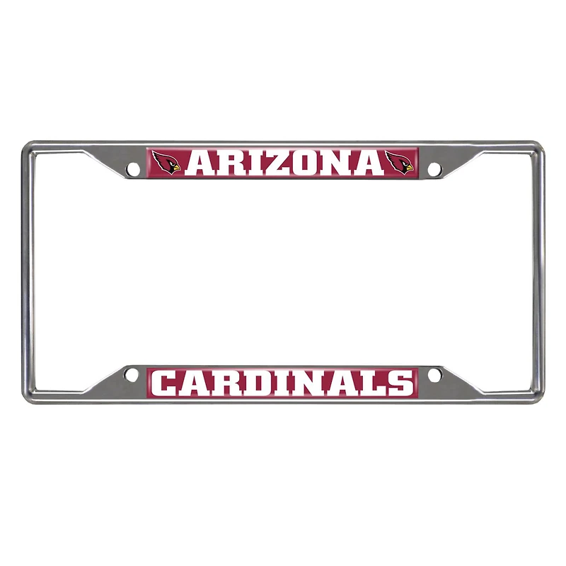 Arizona Cardinals Chrome License Plate Frame