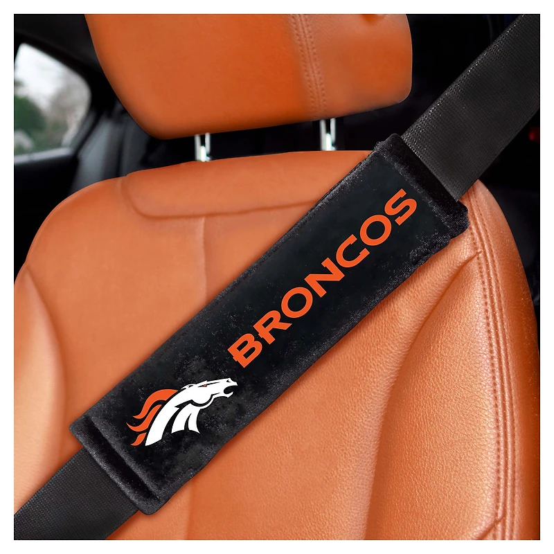 Denver Broncos Seatbelt Pad Set