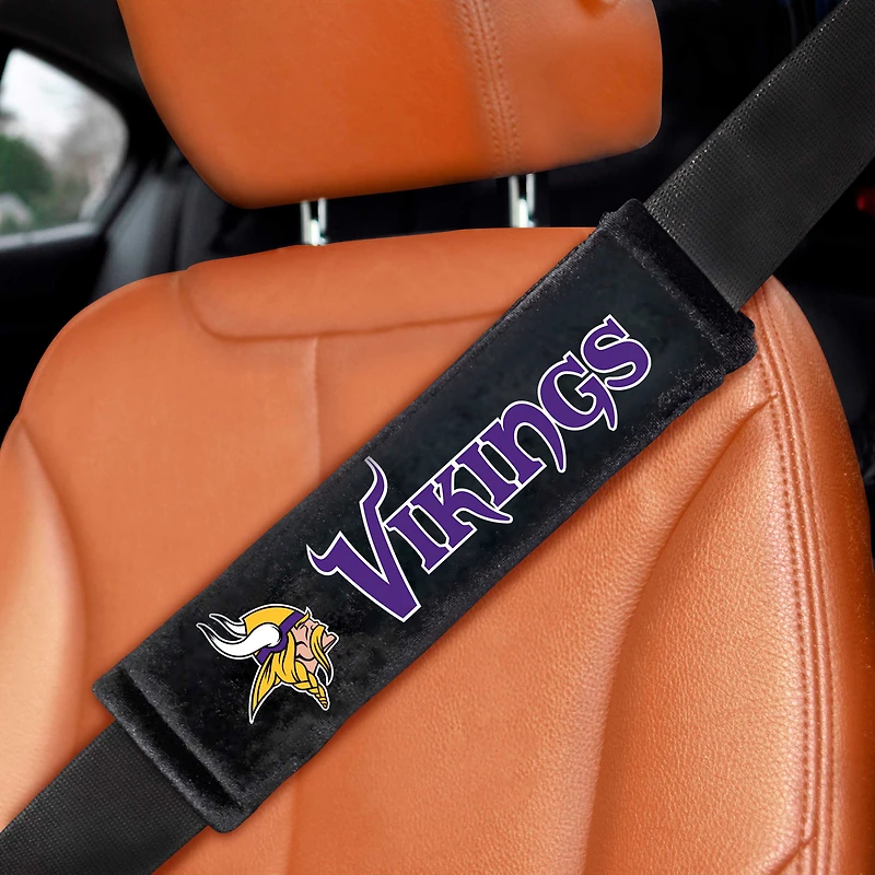 Logo Brands Minnesota Vikings Seatbelt Pad Set