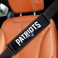 Logo Brands New England Patriots Seatbelt Pad Two-Piece Set