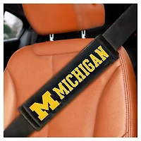 Michigan Wolverines Seatbelt Pad Set