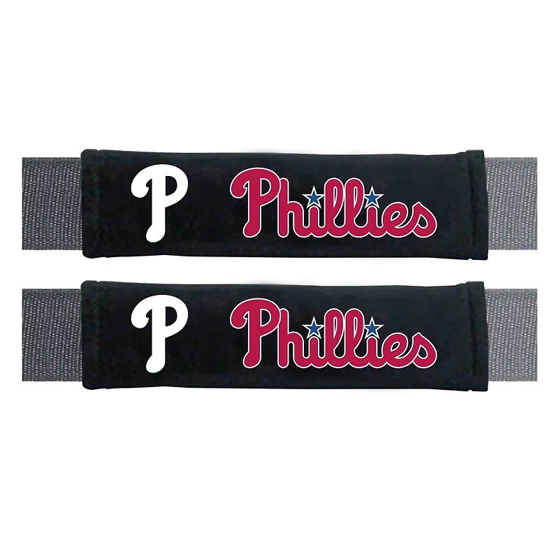 Logo Brands Philadelphia Phillies Seatbelt Pad Two-Piece Set