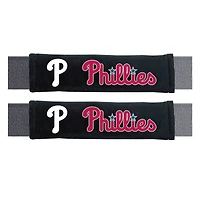 Logo Brands Philadelphia Phillies Seatbelt Pad Two-Piece Set