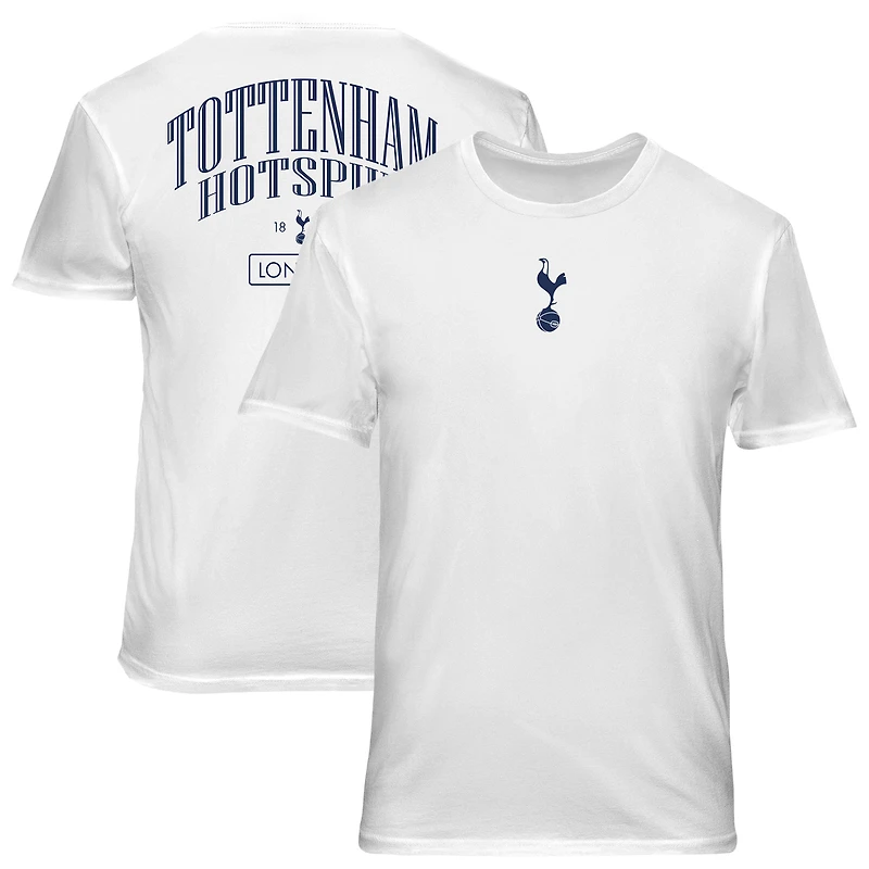 Men's 1863FC  White Tottenham Hotspur Back Wordmark Soft Wash T-Shirt