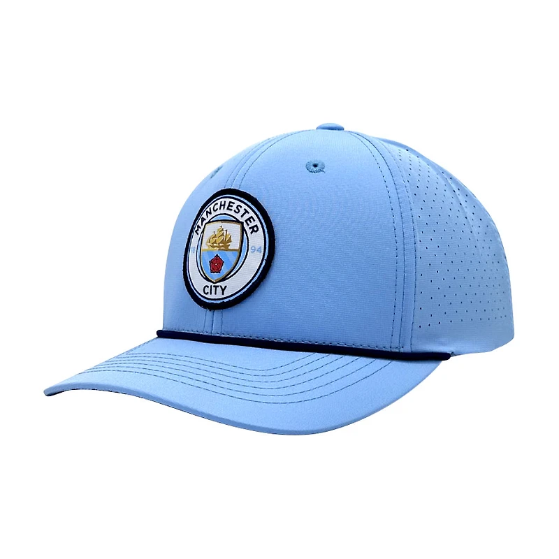 Men's 1863FC  Light Blue Manchester City Color Badge Airflow Adjustable Hat