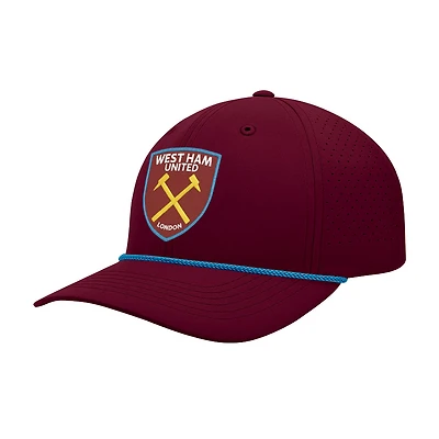 Men's 1863FC  Maroon West Ham United Color Badge Airflow Adjustable Hat